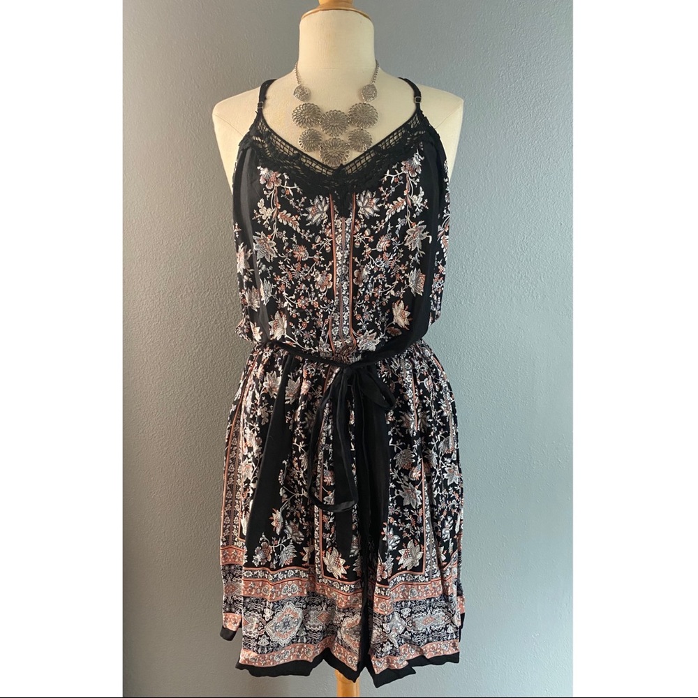 Floral Spaghetti Strap Dress